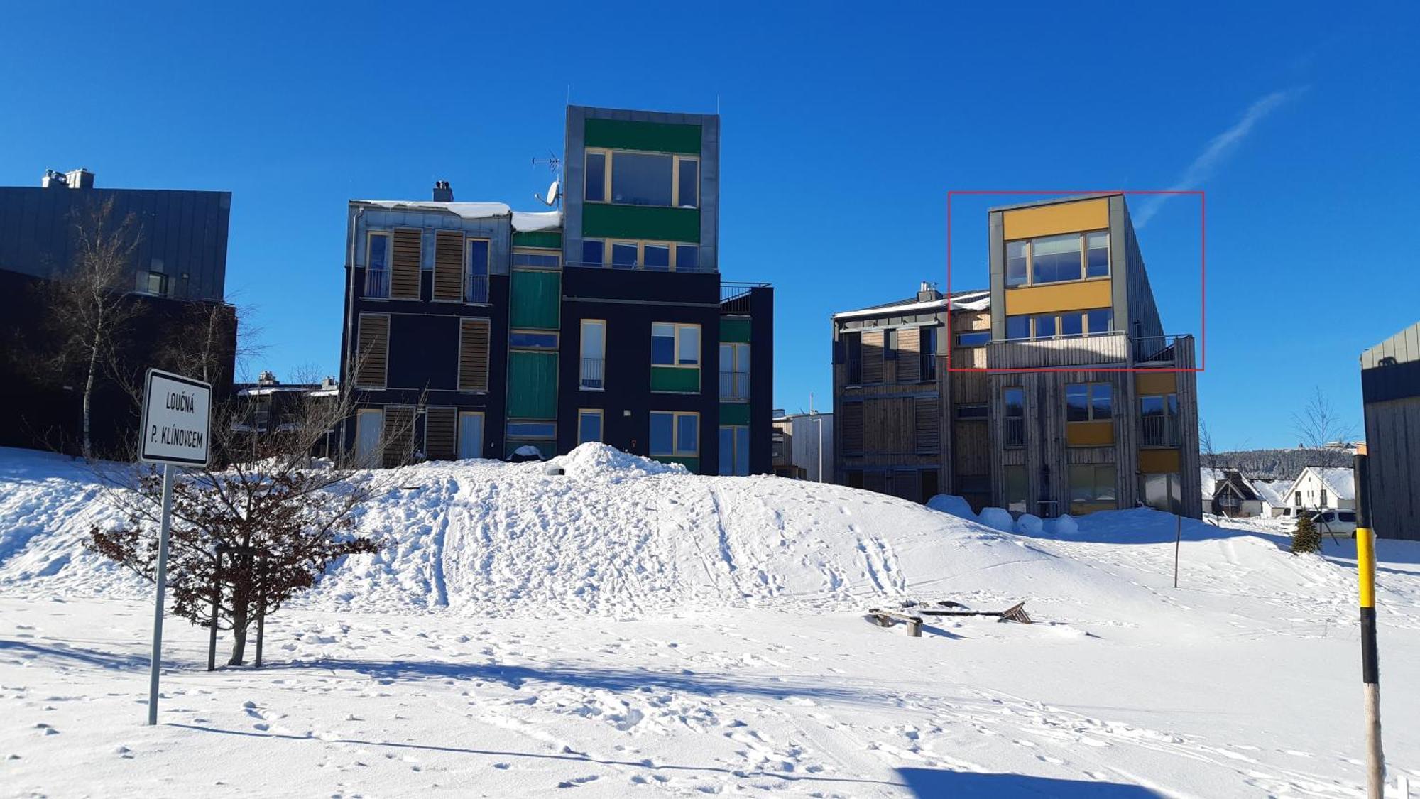 Loučná pod Klínovcem Mezonetovy Apartman Se Dvema Balkony A Vyhledem מראה חיצוני תמונה
